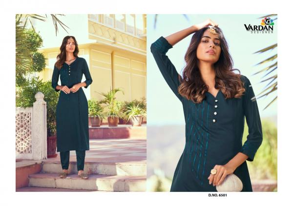 Vardan Raahat 1 Stylish Look Kurti With Pant Collection